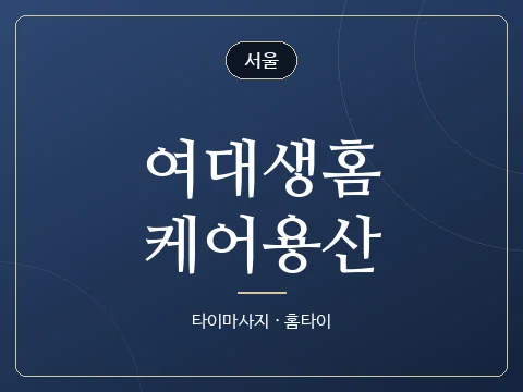 여대생홈케어용산 · 서울