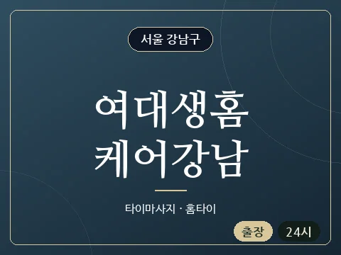 여대생홈케어강남 · 서울 강남구