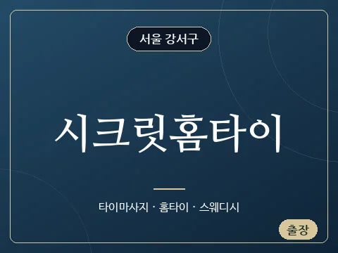 시크릿홈타이 · 서울 강서구