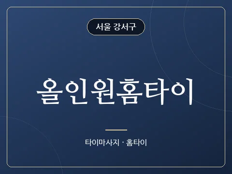 올인원홈타이 · 서울 강서구