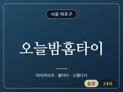 오늘밤홈타이 · 서울 마포구