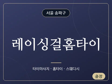 레이싱걸홈타이 · 서울 송파구