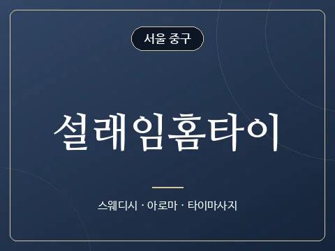 설래임홈타이 · 서울 중구
