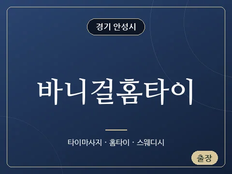 바니걸홈타이 · 경기 안성시